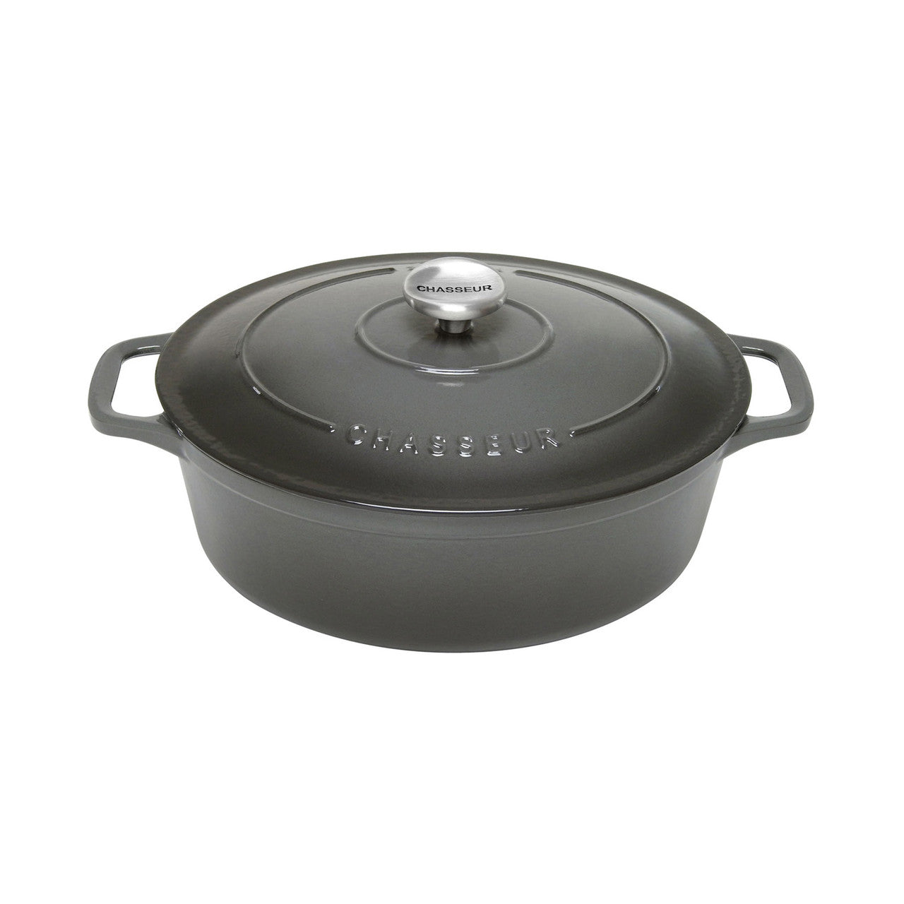 Oval French Oven 27cm/4L Caviar