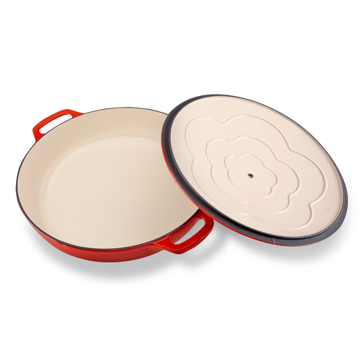 Low Round Casserole 30cm/2.5L Inferno Red