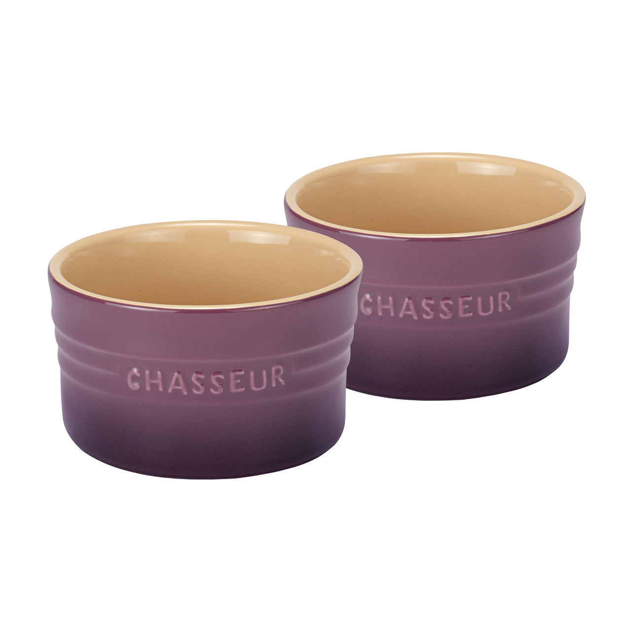 Ramekin 9.5cm diam. x 5.6cm/250ml 2 Piece Set Plum