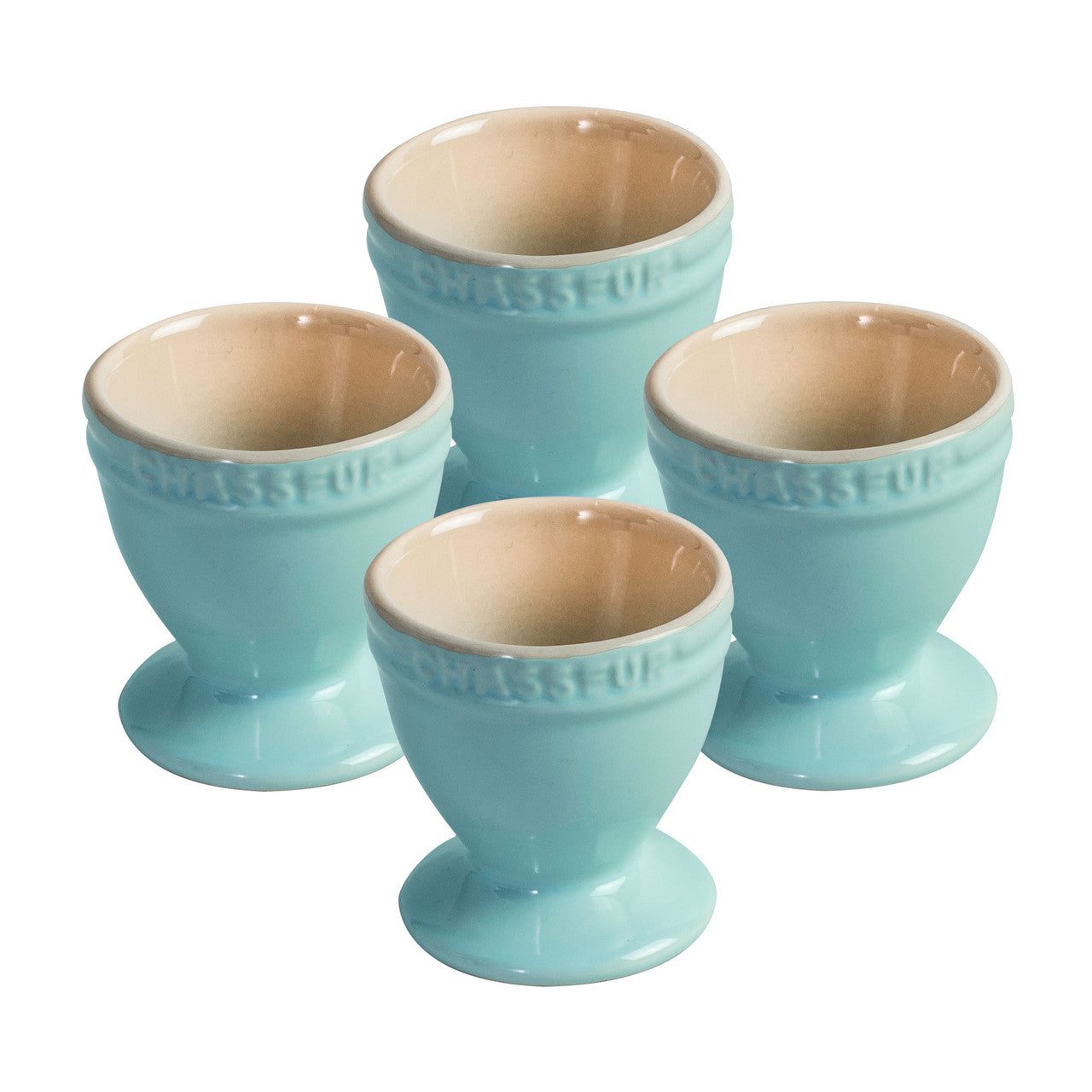 Egg Cup Set of 4 Duck Egg Blue