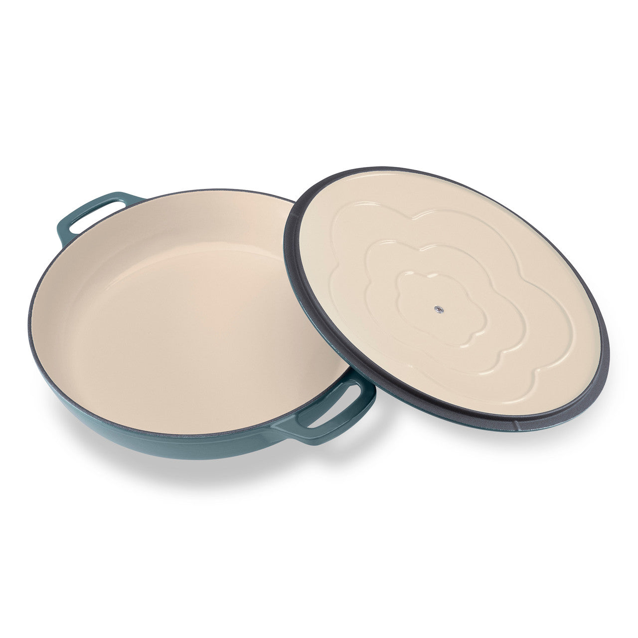 Low Round Casserole 30cm/2.5L Liquorice Blue