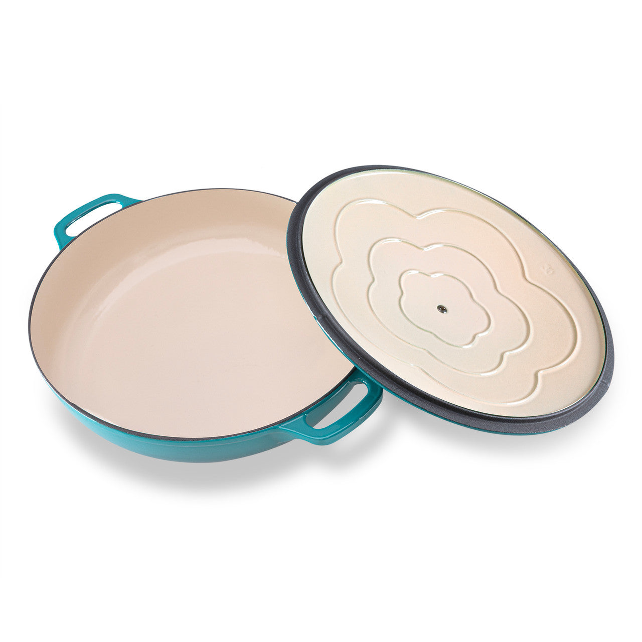 Low Round Casserole 30cm/2.5L Mediterranean Blue