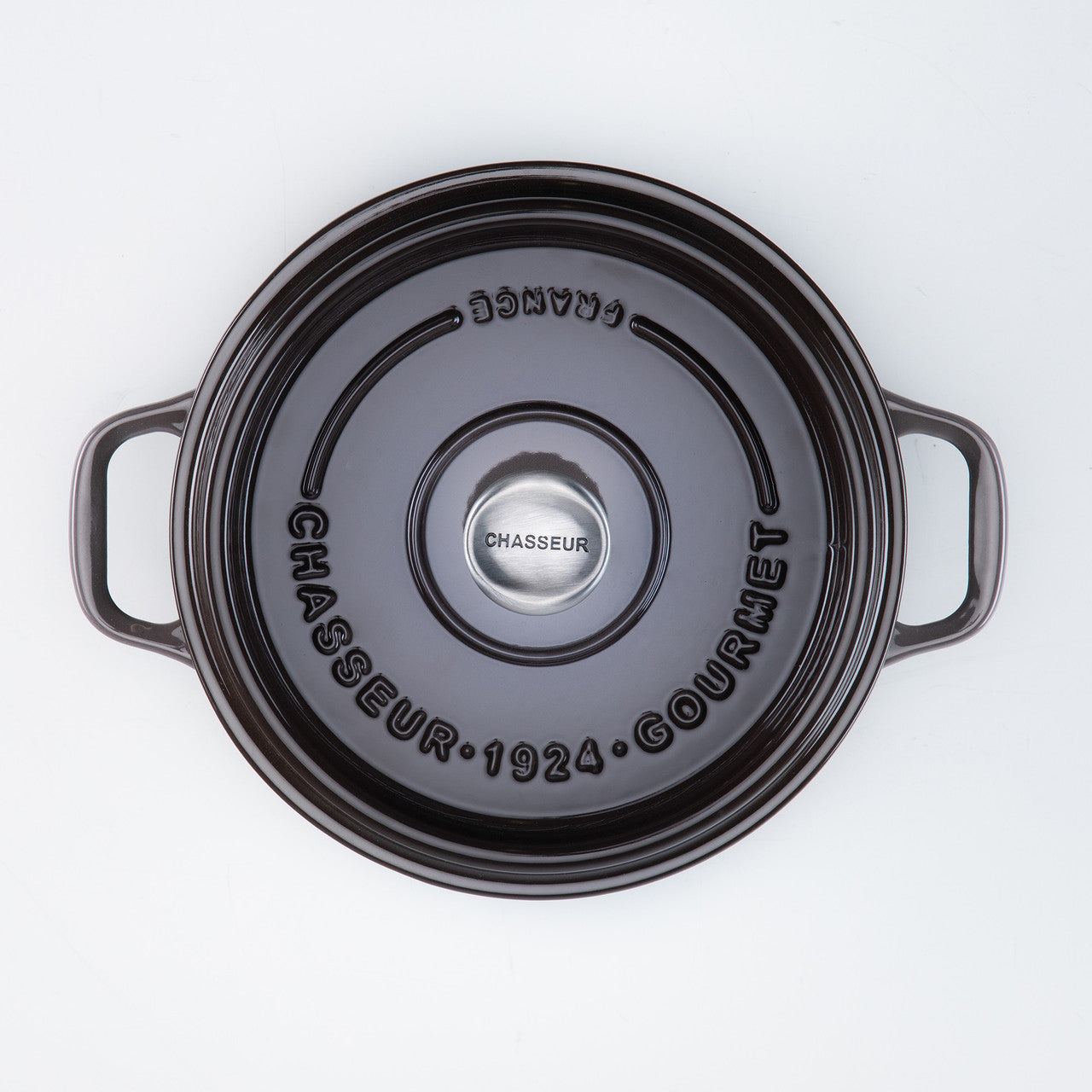 Gourmet Round French Oven 28cm/6.1 Litre, Cast Iron, Storm Grey