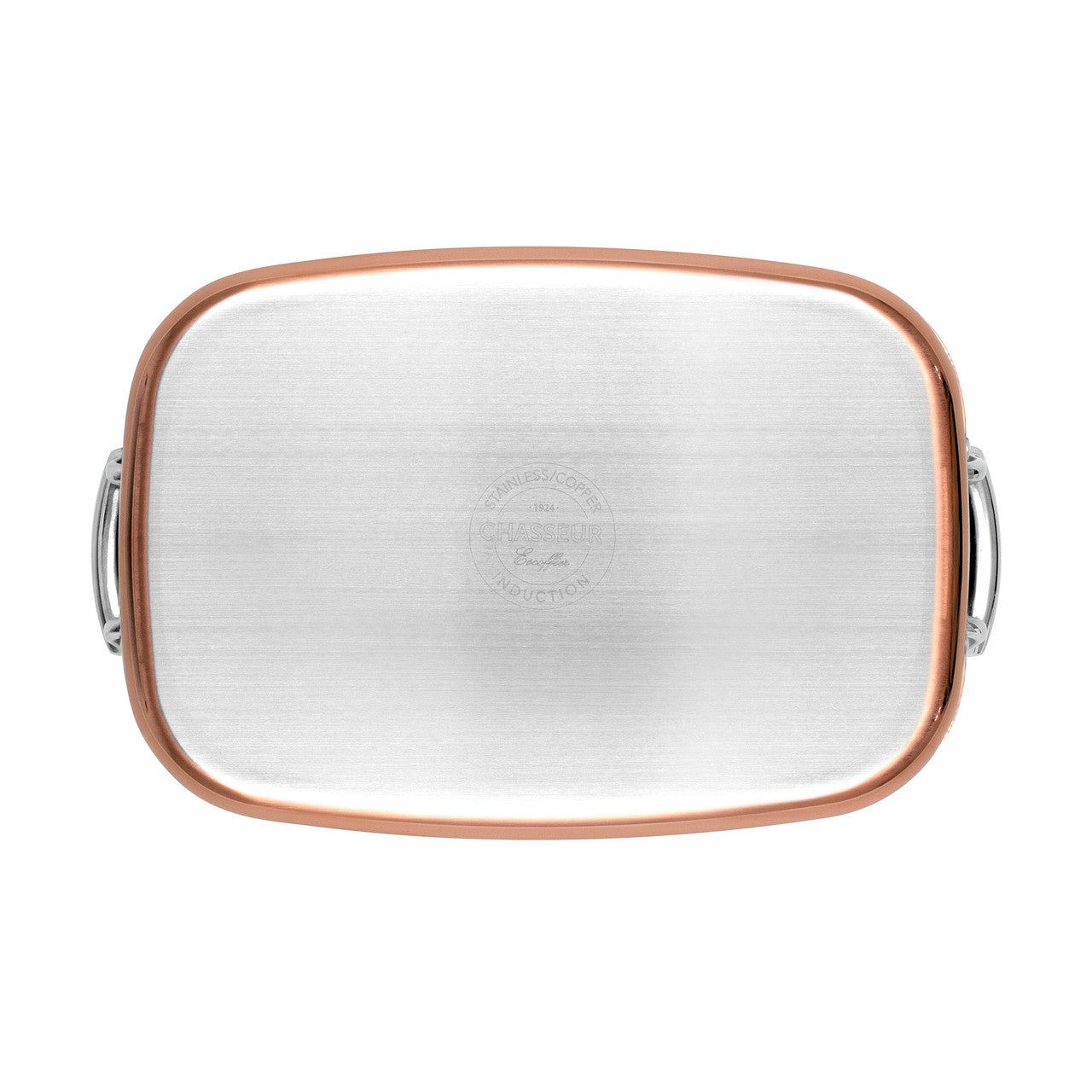 Escoffier Induction Roasting Pan with Rack 35 x 26cm, Copper