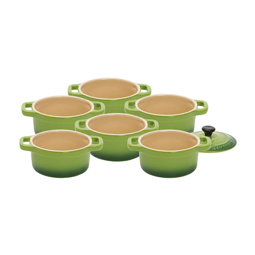 Mini Cocotte Set of 6 Apple