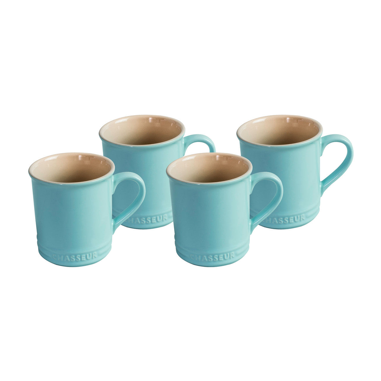 Mug 350ml Set of 4 Duck Egg Blue