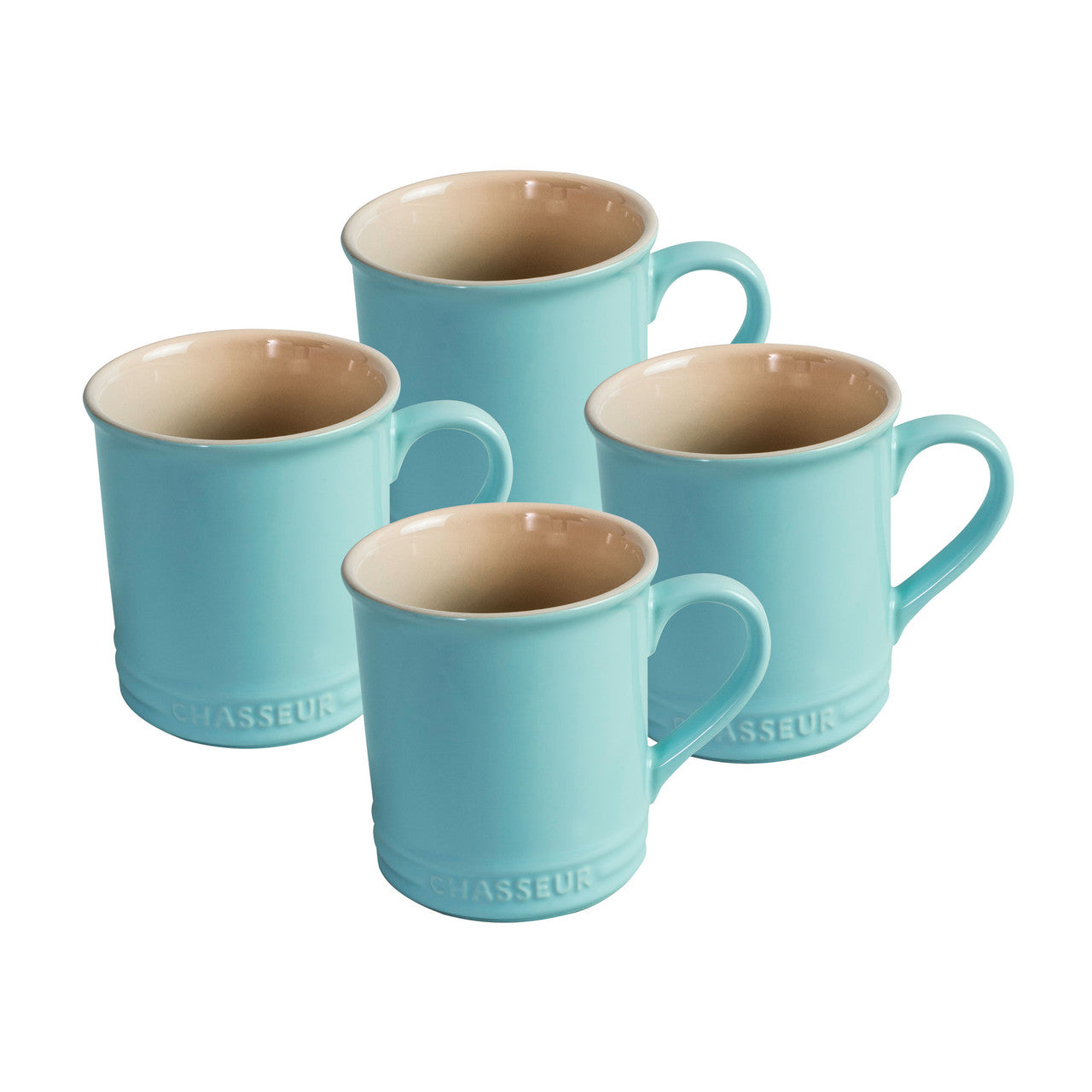 Mug 350ml Set of 4 Duck Egg Blue