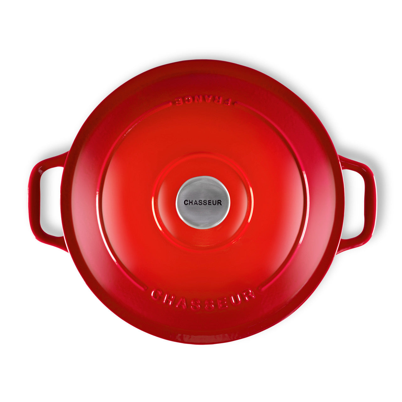 Round French Oven Inferno Red