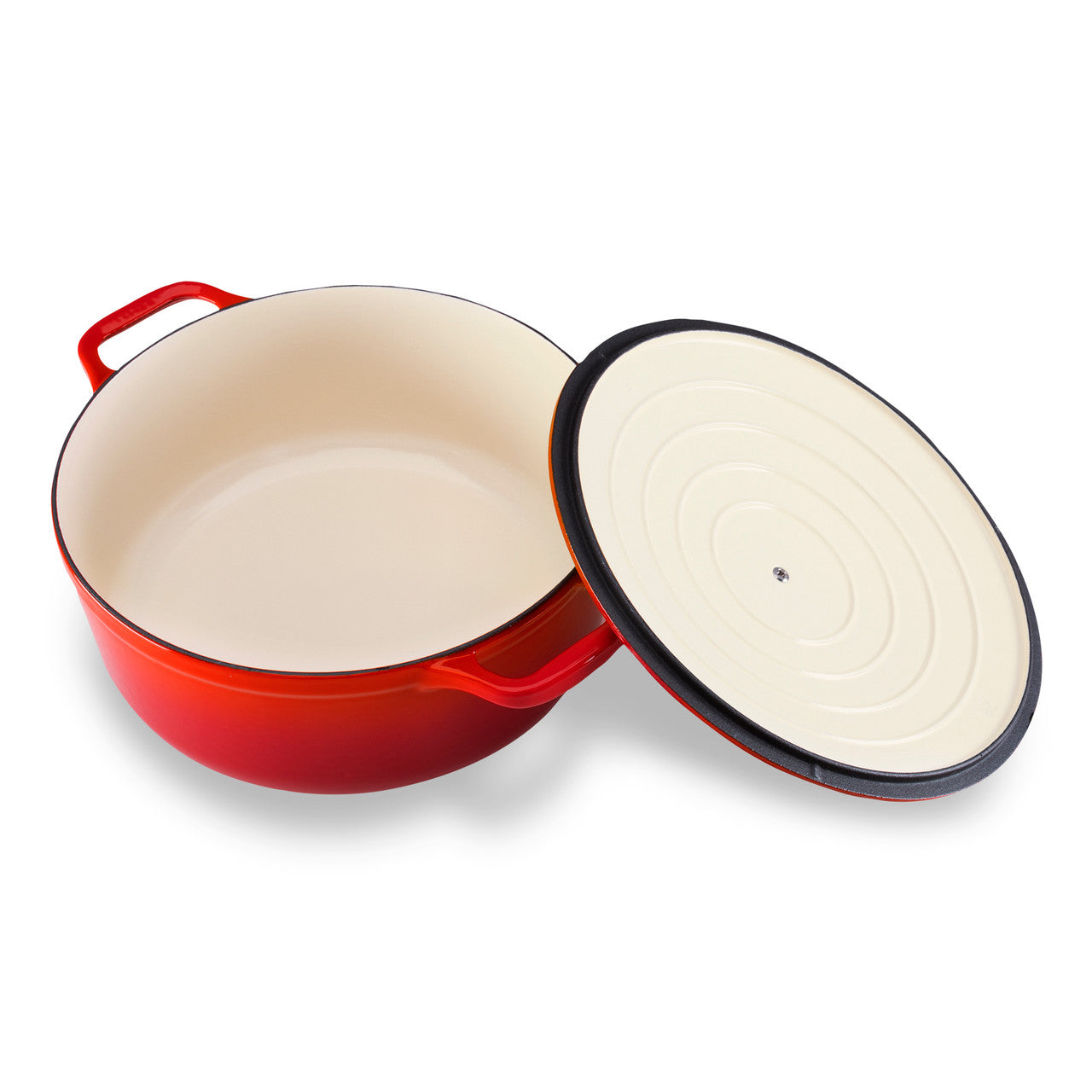 Round French Oven Inferno Red