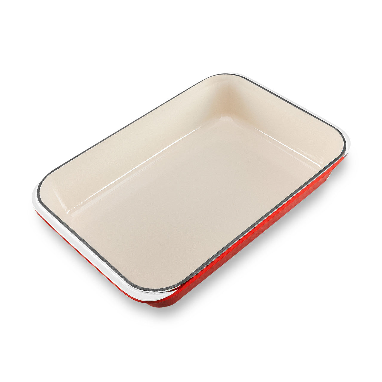 Rectangular Roasting Pan 40 x 26cm Inferno Red