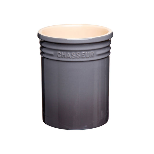 Utensil Jar 17cm diam. x 14cm  Caviar & Grey