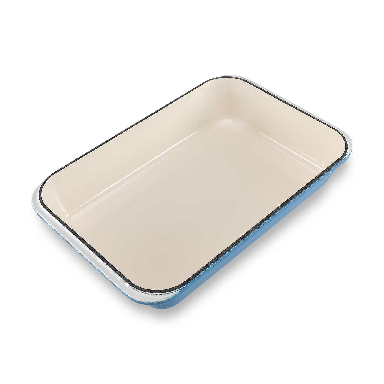 Rectangular Roasting Pan 40 x 26cm Sky Blue