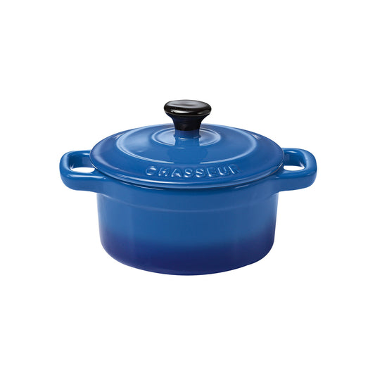 Mini Cocotte 10cm diam. x 9cm/300ml Blue