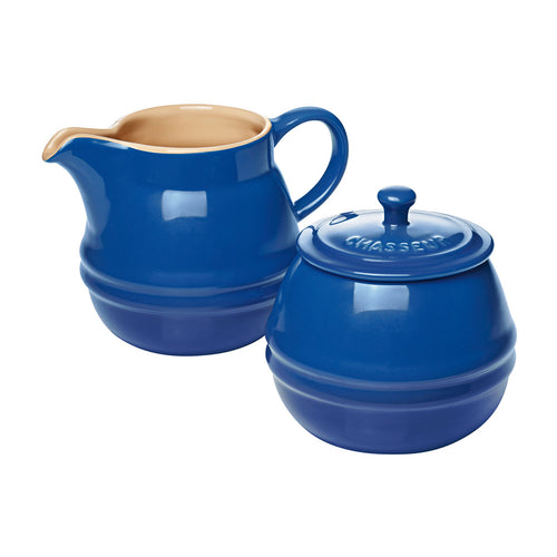 Sugar Bowl 350ml and Creamer 450ml Set Blue