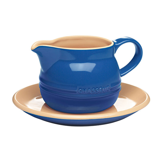 Gravy Boat 450ml with Saucer Blue