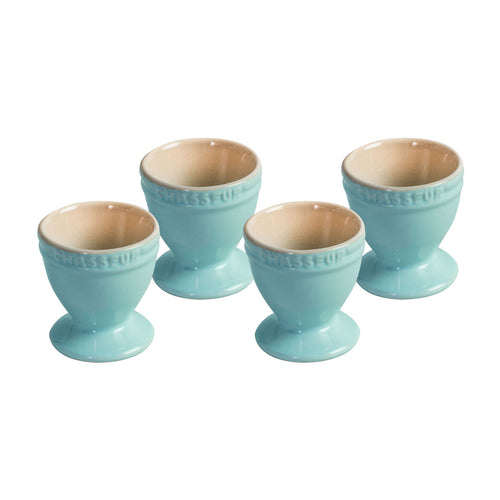 Egg Cup Set of 4 Duck Egg Blue
