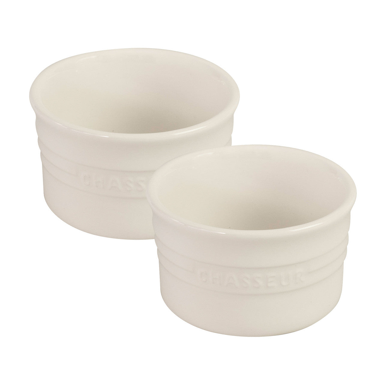 Ramekin 9.5cm diam. x 5.6cm/250ml 2 Piece Set Antique Cream
