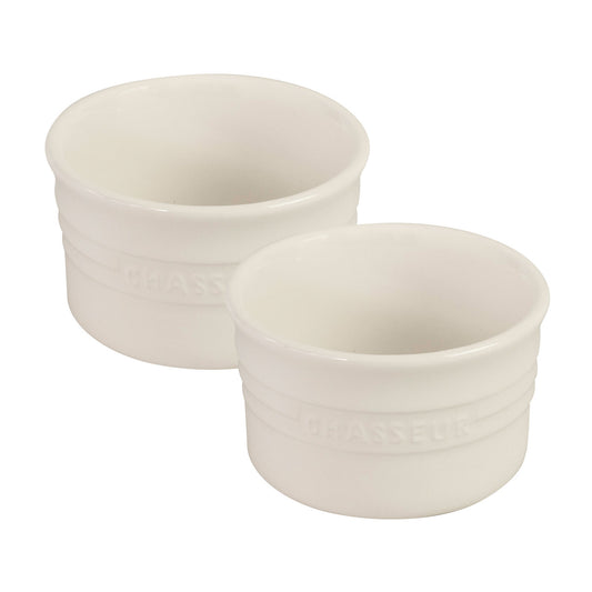Ramekin 9.5cm diam. x 5.6cm/250ml 2 Piece Set Antique Cream