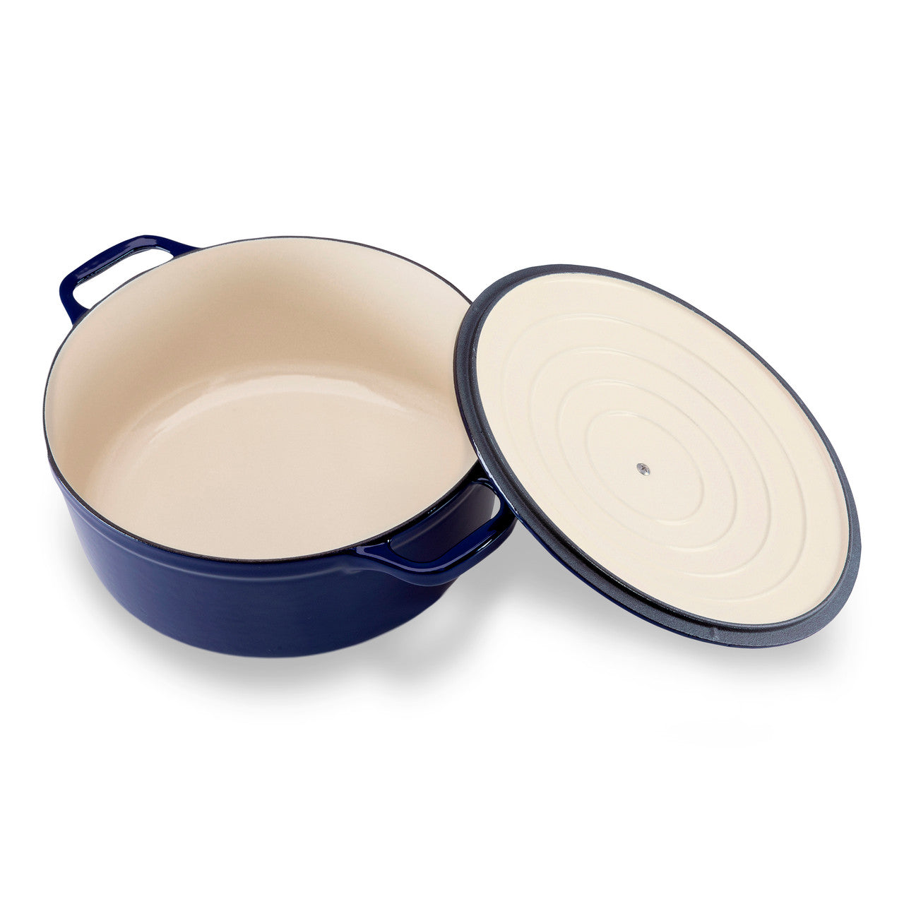 Round French Oven French Blue