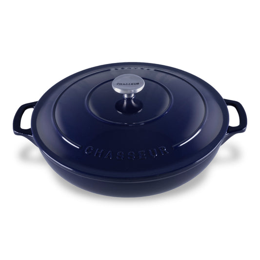 Low Round Casserole 30cm/2.5L  French Blue
