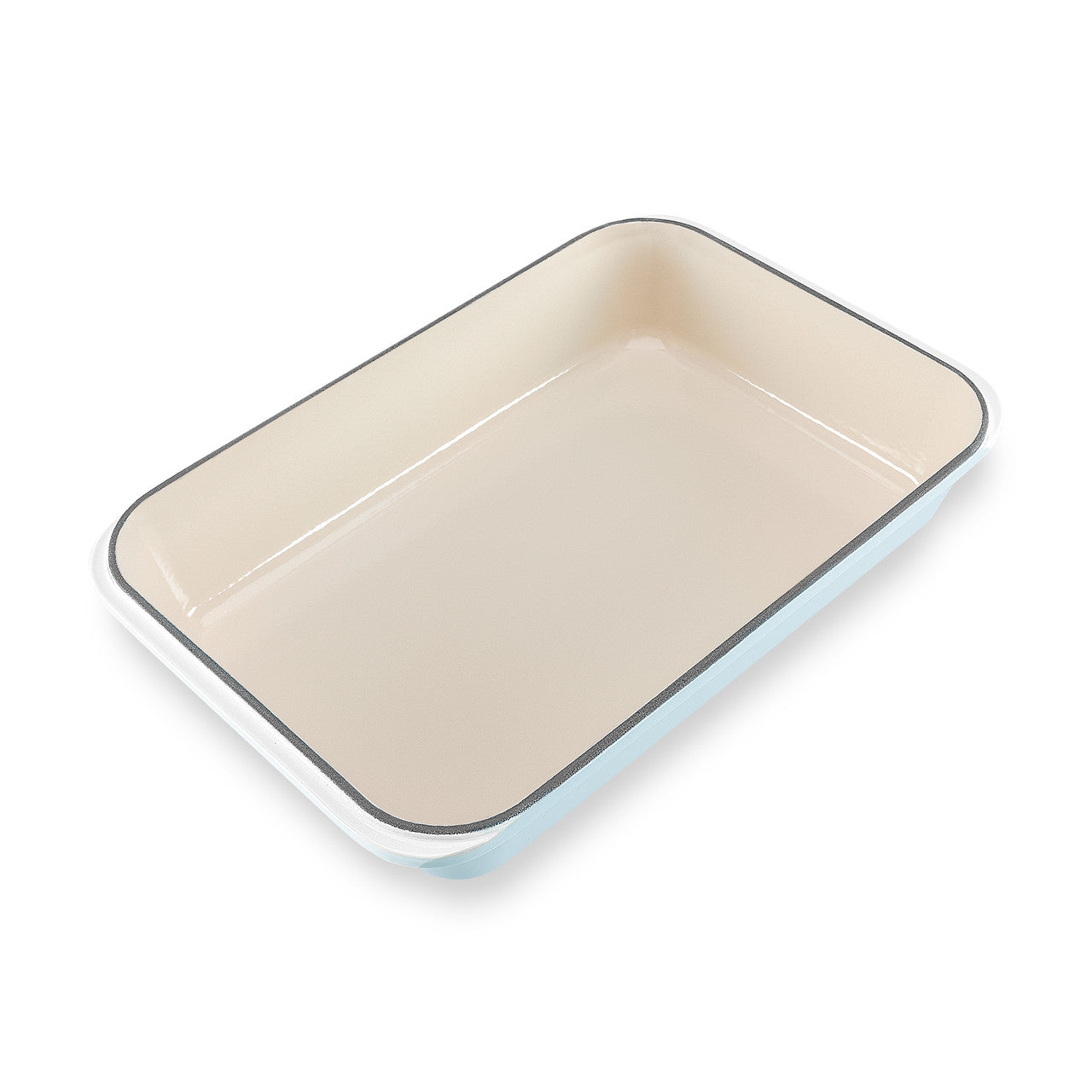 Rectangular Roasting Pan 40 x 26cm Duck Egg Blue