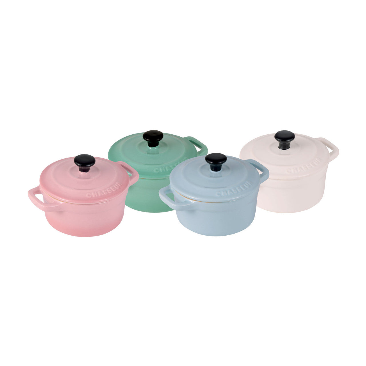 Macaron Collection 4-Piece Mini Cocotte Set