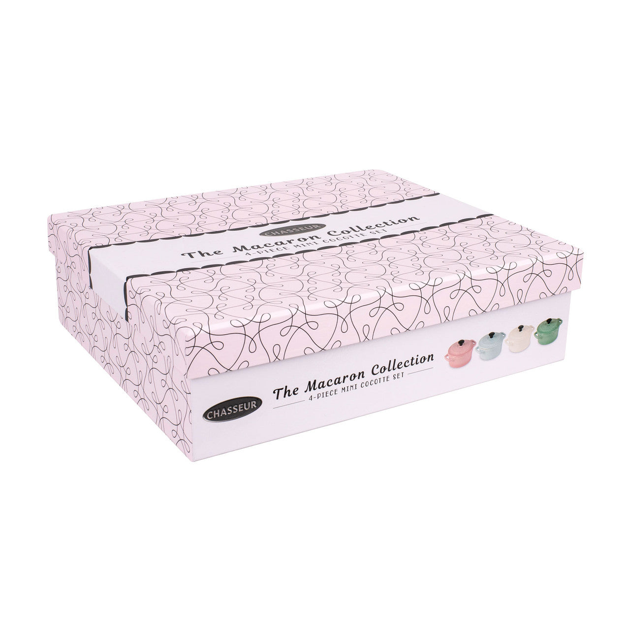 Macaron Collection 4-Piece Mini Cocotte Set