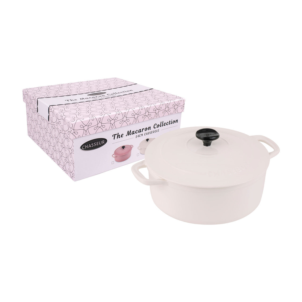 Macaron Collection 24cm Casserole Antique Cream