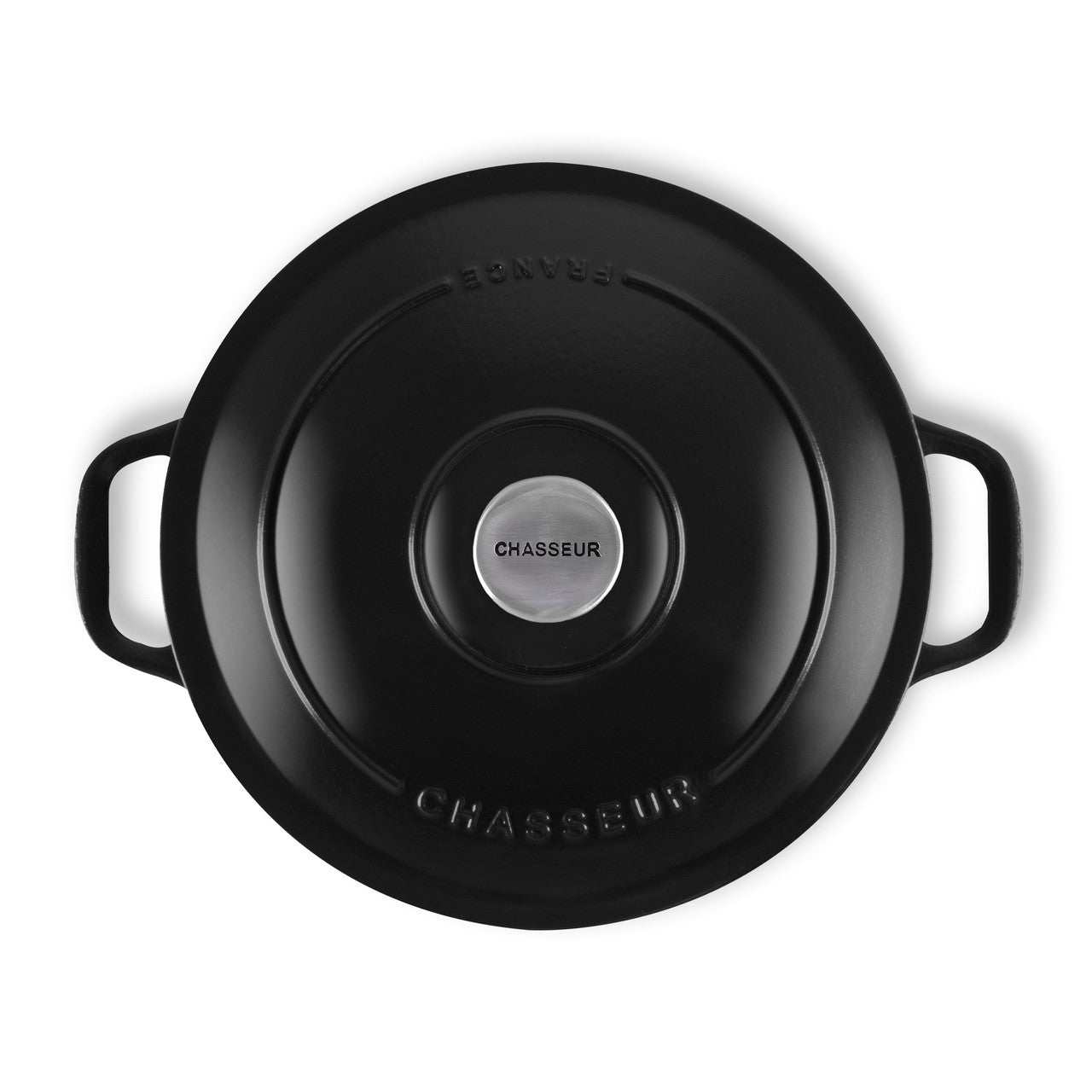 Round French Oven Matte Black