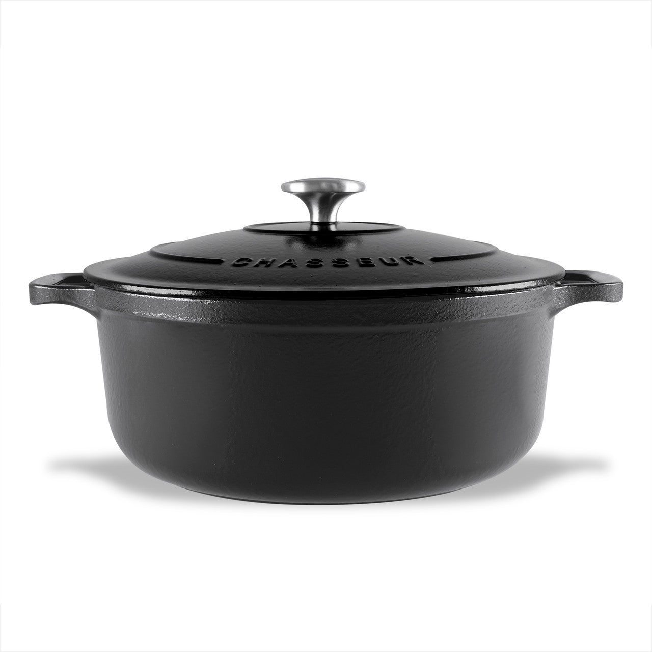Round French Oven Matte Black