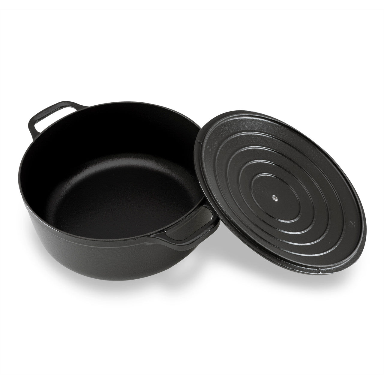 Round French Oven Matte Black