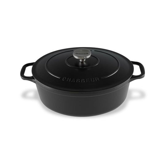 Oval French Oven 27cm/4L Matte Black
