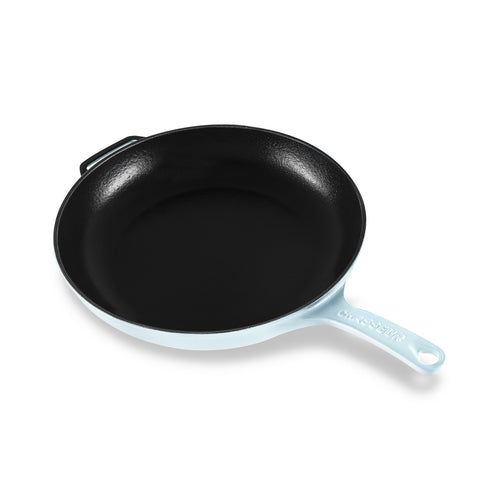 Fry Pan with Cast Handle 28cm  Duck Egg Blue