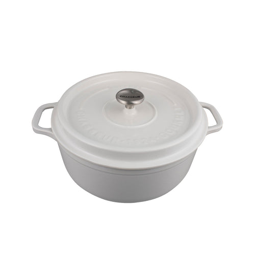 Gourmet Round French Oven 24cm/4 Litre Crisp White