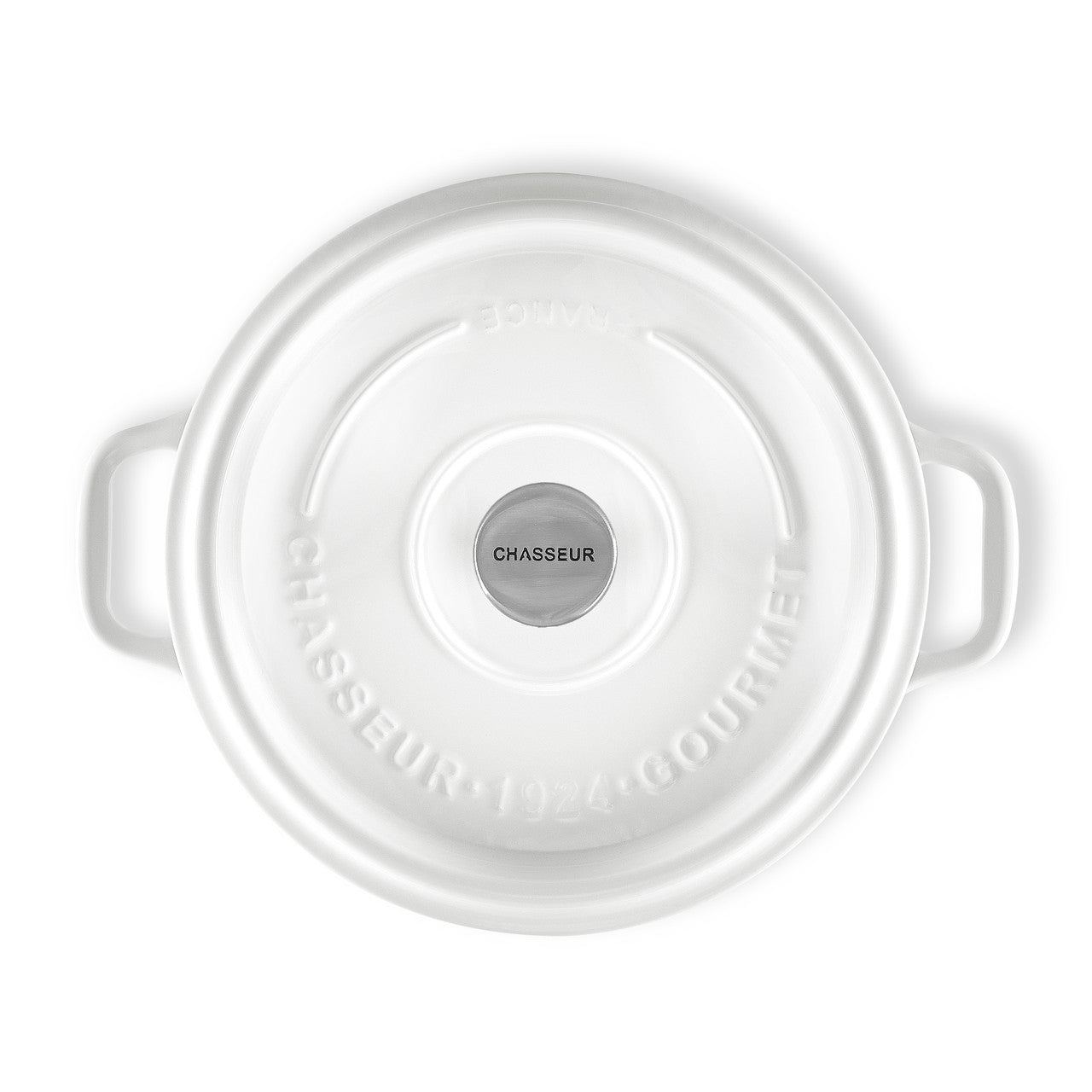 Gourmet Round French Oven 26cm/5 Litre Crisp White