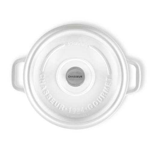 Gourmet Round French Oven 26cm/5 Litre Crisp White