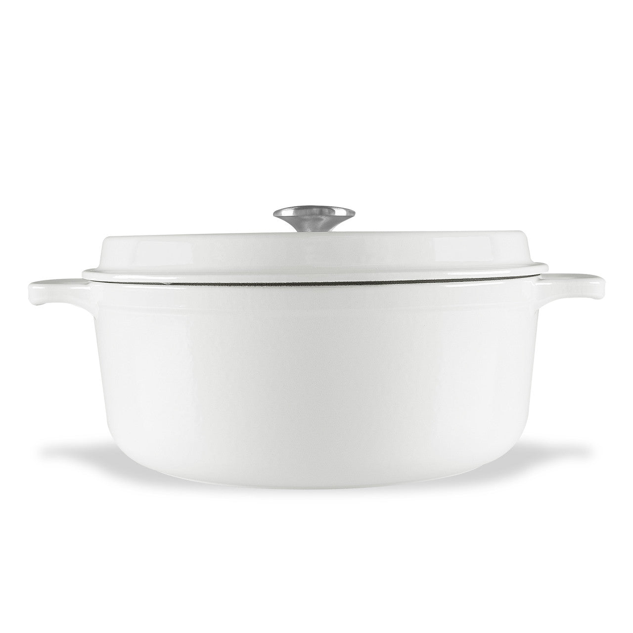 Gourmet Round French Oven 26cm/5 Litre Crisp White