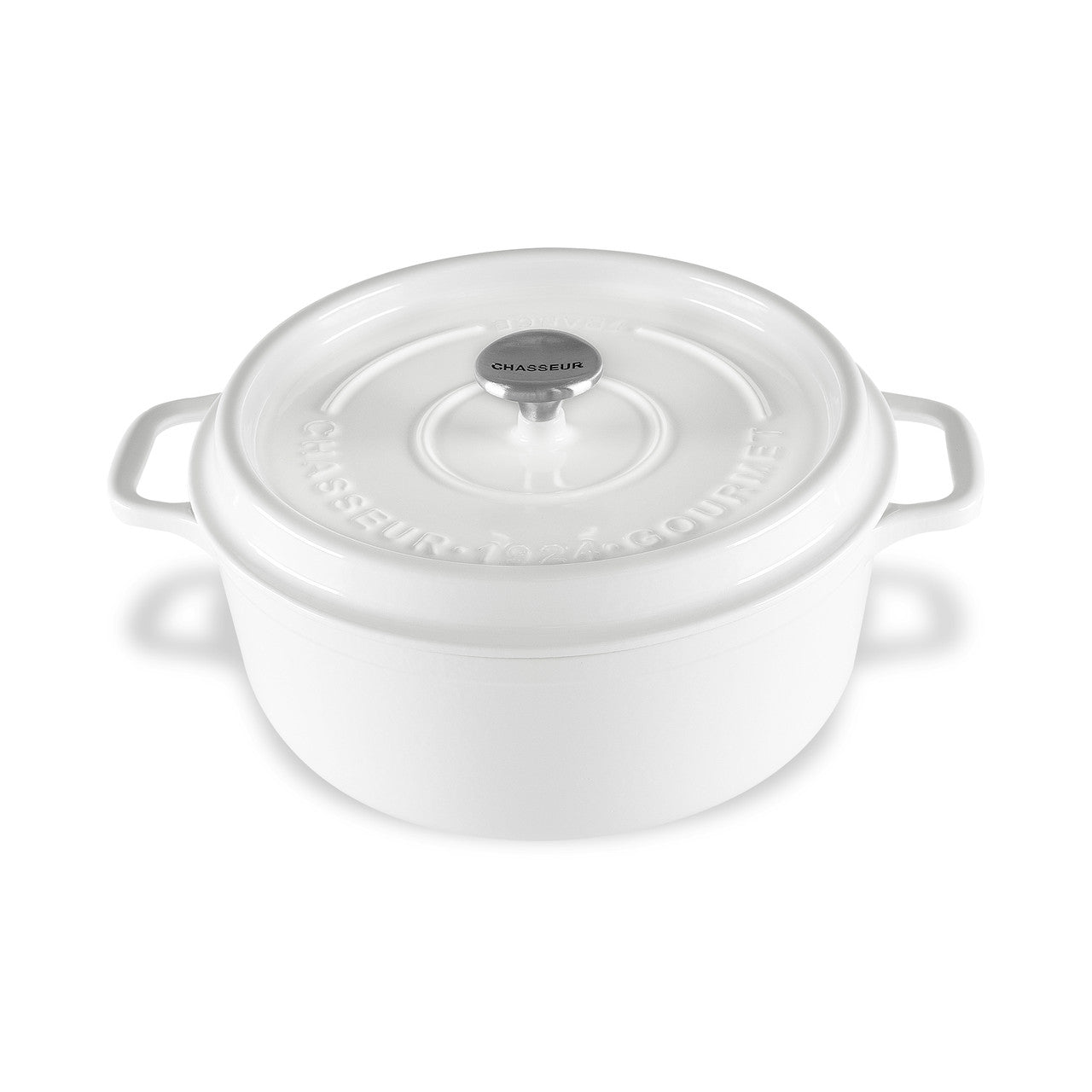 Gourmet Round French Oven 26cm/5 Litre Crisp White