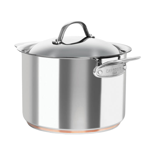 Le Cuivre 24 x 17cm/7.6L Stock Pot with Lid