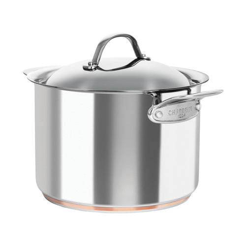 Le Cuivre 24 x 17cm/7.6L Stock Pot with Lid