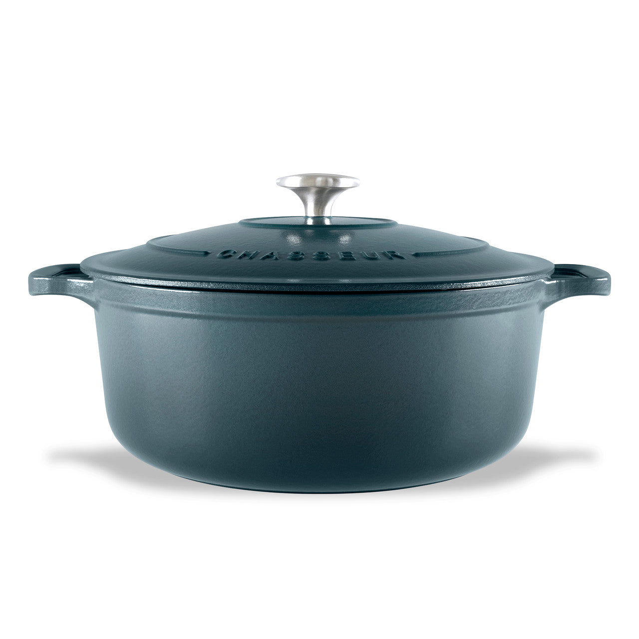 Round French Oven Liquorice Blue
