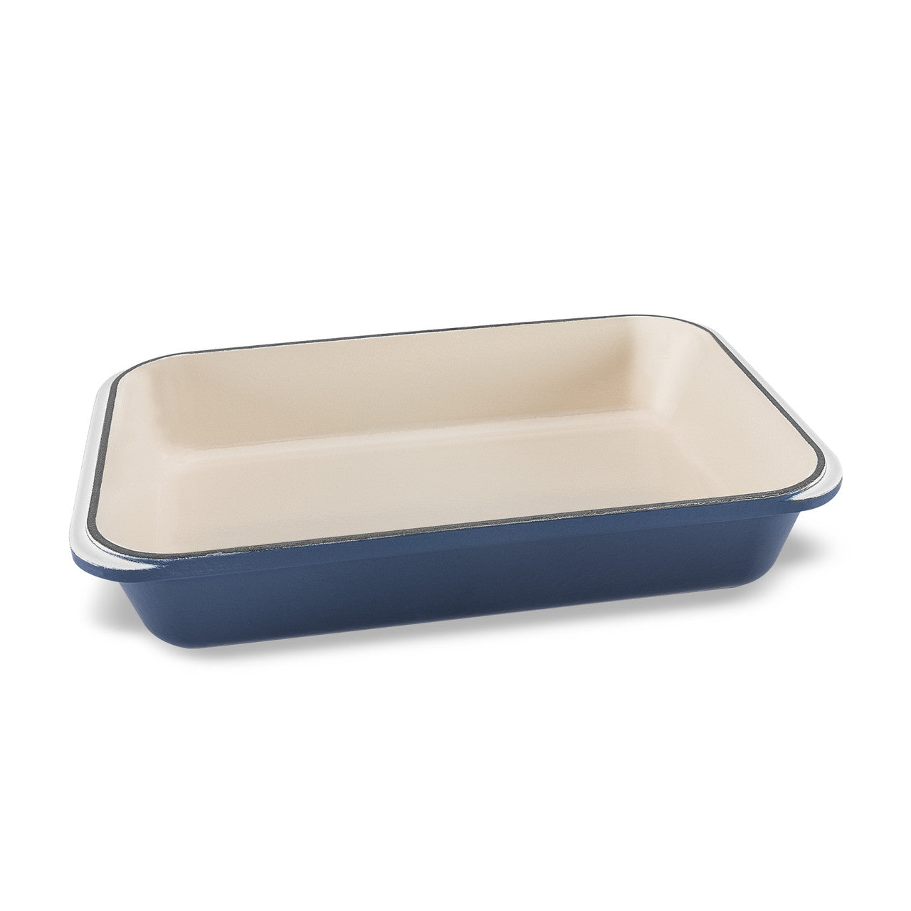 Rectangular Roasting Pan 40 x 26cm Liquorice Blue