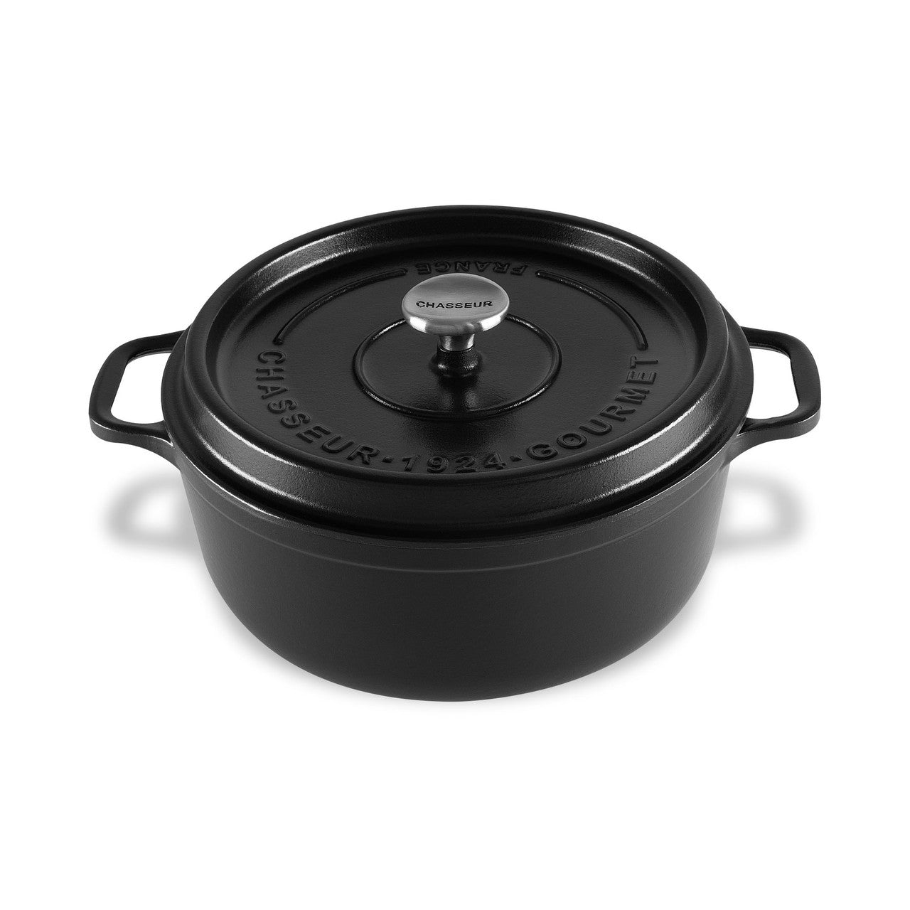 Gourmet Round French Oven 26cm/5 Litre Satin Black