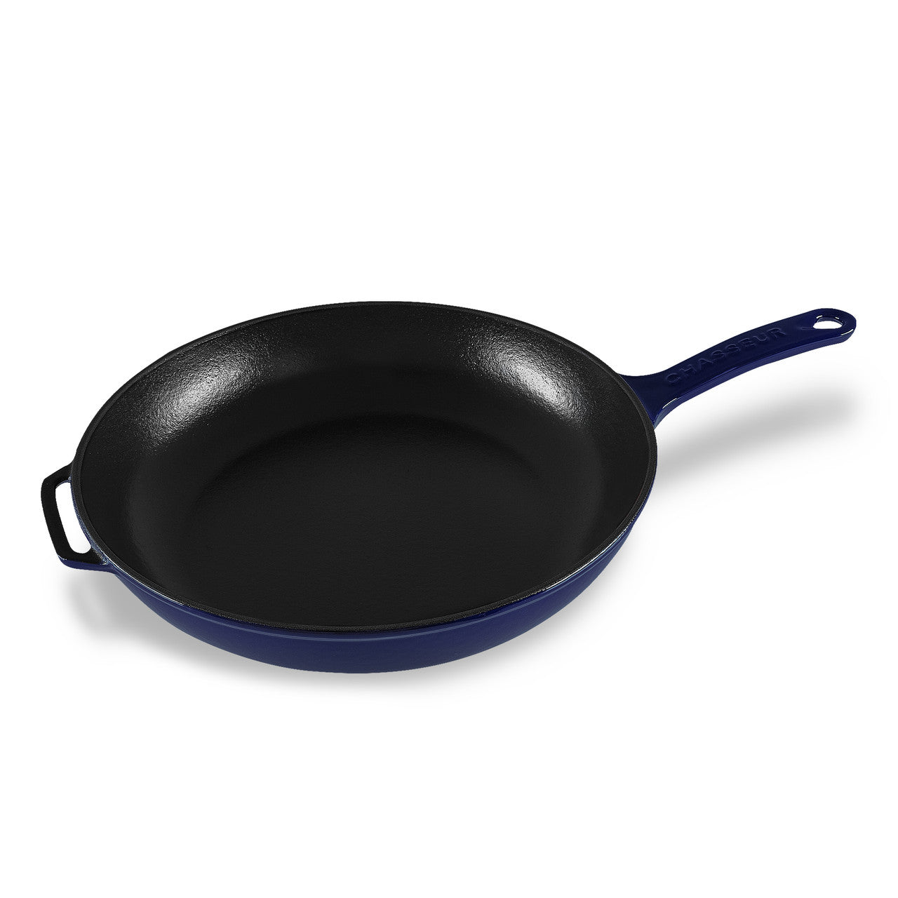 Fry Pan with Cast Handle 28cm  French Blue