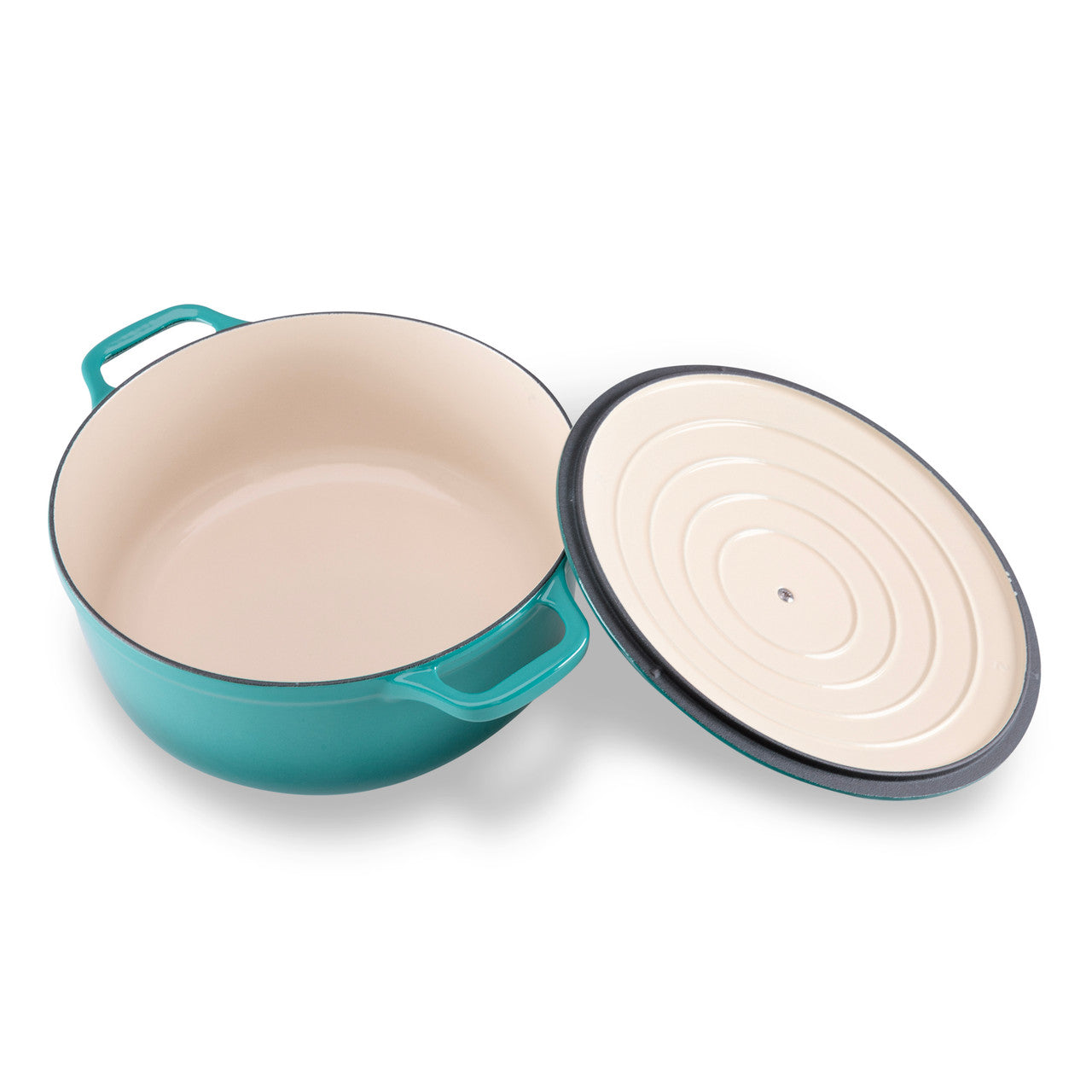 Round French Oven Mediterranean Blue
