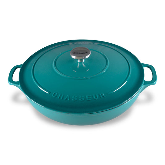 Low Round Casserole 30cm/2.5L  Mediterranean Blue