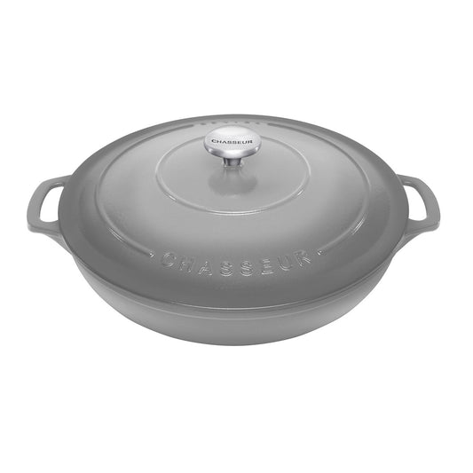 Low Round Casserole 30cm/2.5 Celestial Grey
