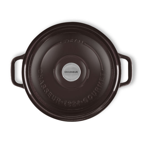 Gourmet Round French Oven 26cm/5 Litre, Cast Iron, Storm Grey