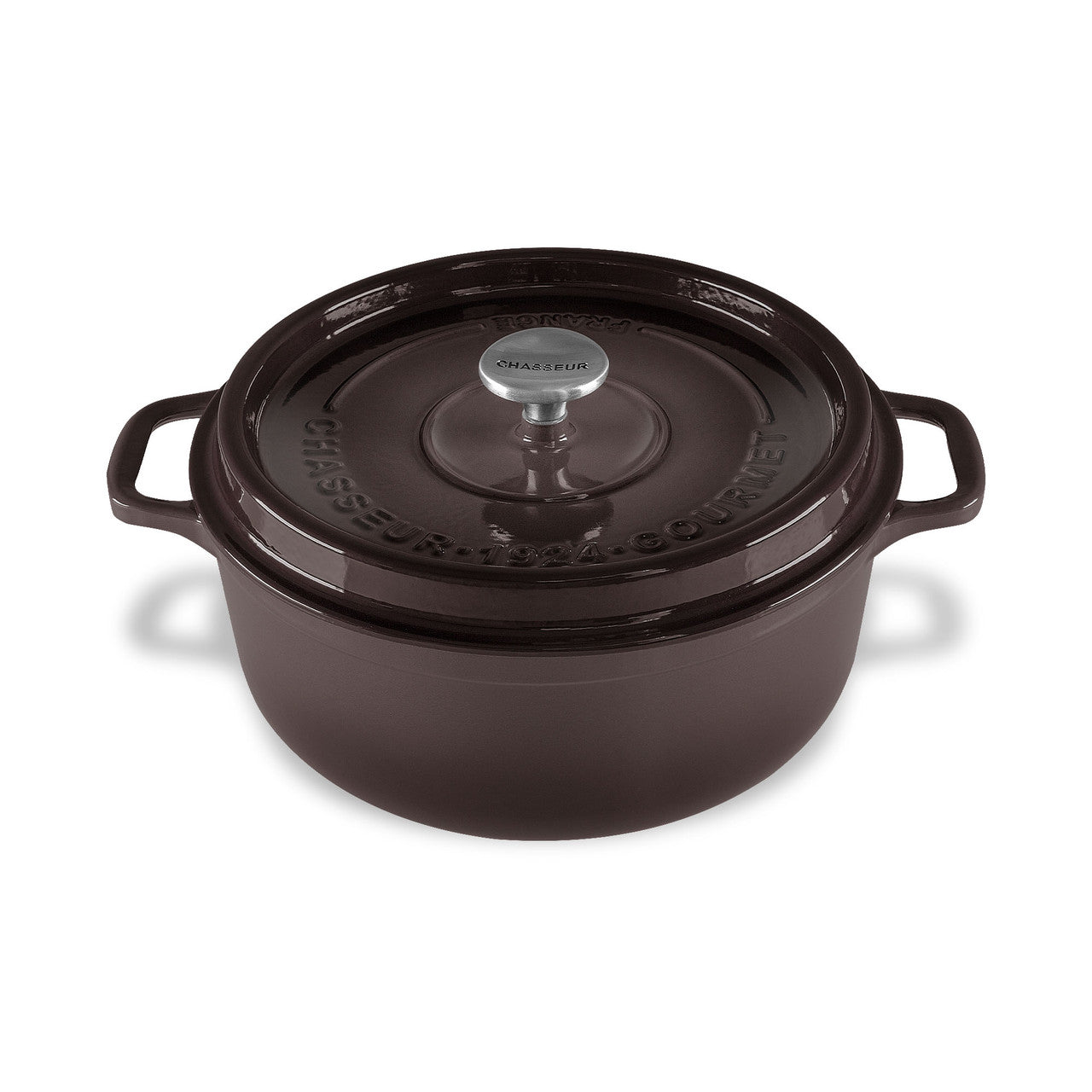 Gourmet Round French Oven 26cm/5 Litre, Cast Iron, Storm Grey