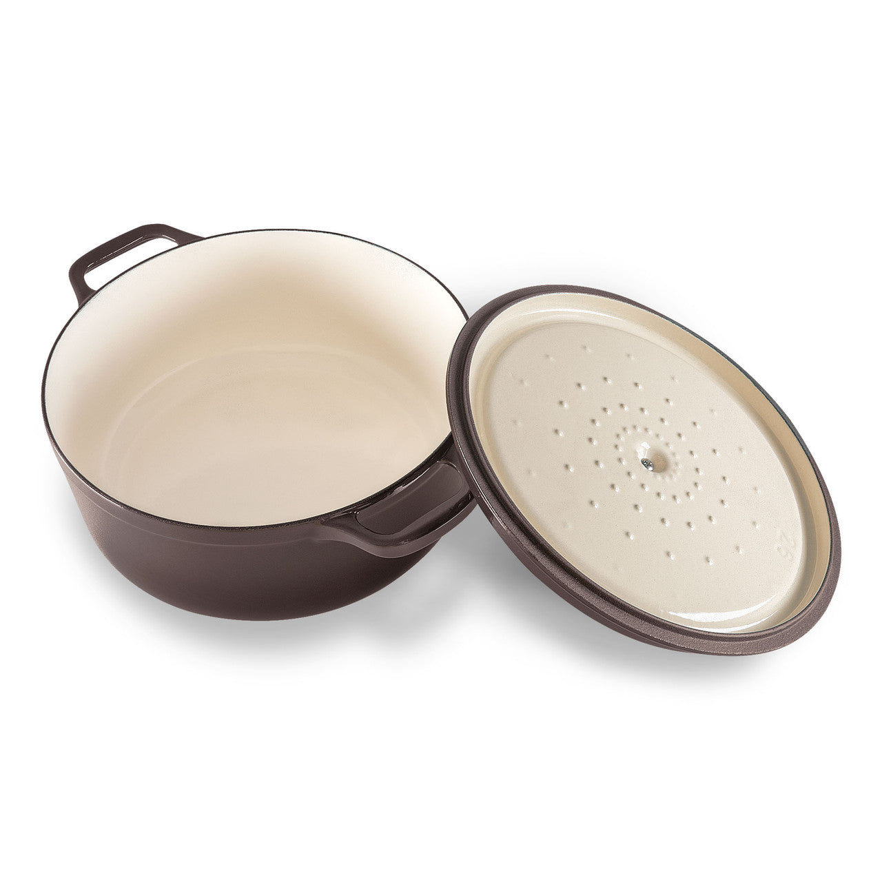 Gourmet Round French Oven 26cm/5 Litre, Cast Iron, Storm Grey